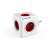 Allocacoc PowerCube Original DE 5-socket power strip, white and red