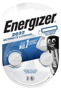 ENERGIZER Pila buton, litiu, CR2032, 2 buc, ENERGIZER Ultimate 31557570 Baterii si acumulatoare