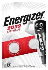 Energizer CR2032 Lithium Battery, 2 Pack - Battery