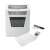 LEITZ IQ Office P5 paper shredder, white, with instruction manual
