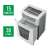Leitz IQ Office Pro P5 paper shredder with 15 sheets capacity and 30 liters paper bin