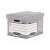 Fellowes Bankers Box System archive box, grey, closed, top view