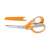 Fiskars RazorEdge Softgrip olló védőtokban, narancssárga, 21 cm