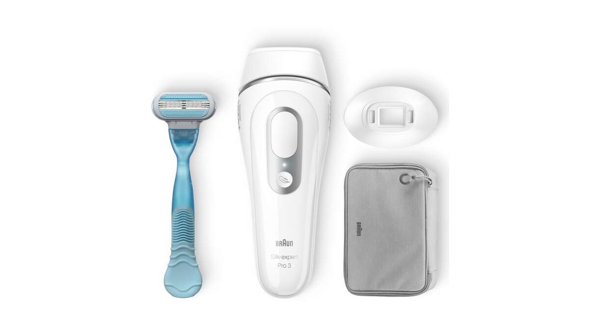 Braun Silk-Expert Mini IPL Laser Hair Removal Device with 2 Extras