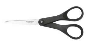 Ножици за хартия Fiskars Essential 18 cm, черни - Fiskars