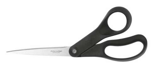 Fiskars Essential 21 cm Allzweck-Schere, Schwarz