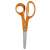 Fiskars First orange Schere für die Schule, 13 cm, Klingen aus rostfreiem Stahl