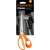 Fiskars Classic 25cm orange fabric scissors in packaging