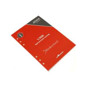 Realsystem 1/500 Wochenplaner-Paket, roter Einband, 2022 - REALSYSTEM