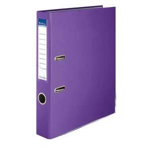 VICTORIA Organizator de documente, 50 mm, A4, PP/carton, cu protecție pentru margini, VICTORIA, Basic, violet