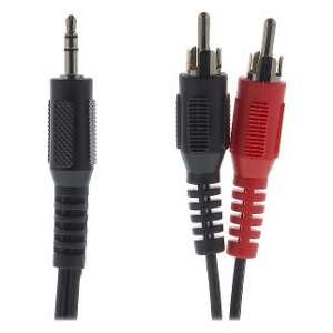 Sencor SAV 104-050 3,5 mm Jack - 2x RCA hangkábel, 5 m - Sencor