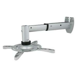 Stell SHO 1092 projector ceiling mount, silver, adjustable, 15kg capacity - Projector Stand