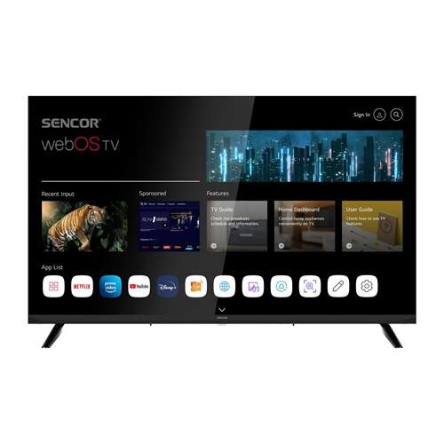 Sencor SLE 32S801TCSB HDR10 Smart LED Televízió, 80 cm, webOS