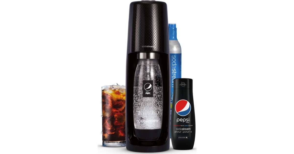 SM SPIRIT BLACK PEPSIMEGAPACK SODASTREAM Pepita.hu Pepita