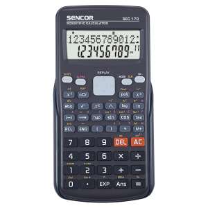 Sencor SEC 170 Scientific Calculator, black, with large display and many functions - Sencor