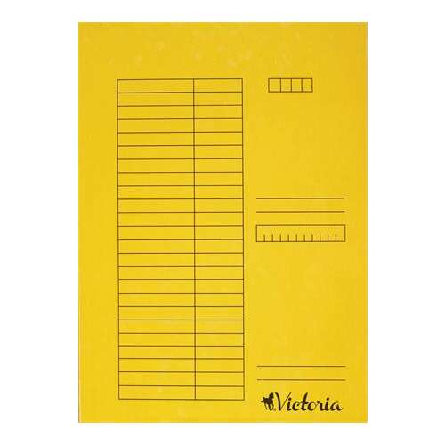 VICTORIA Schnellhefter, Karton, A4, VICTORIA, gelb
