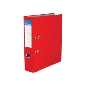 Piros A4 gyűrűs mapp, 75mm kapacitás, VICTORIA OFFICE márka - Gyűrűs mappa