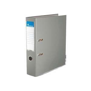 VICTORIA OFFICE A4 Legător cu inele, 75 mm, gri, cu șină de protecție a marginilor din metal - Dosare mecanice