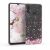 kwmobile Huawei Y6p black and clear case with pink sakura flower design