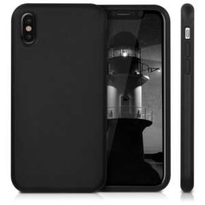 Black silicone case for Apple iPhone X / iPhone XS - Nonbrand Phone Case