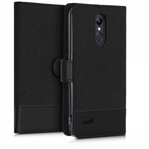 kwmobile LG K8 (2018) / K9 Black Textile Wallet Case - Nonbrand Phone Case