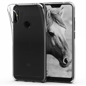 kwmobile Xiaomi Redmi 6 Pro clear case on phone - Phone Case