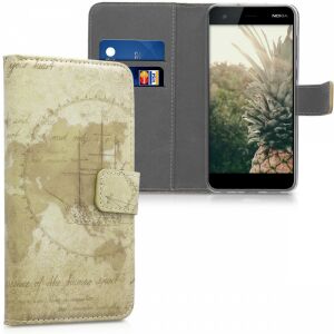 Калъф за Nokia 2, Екокожа, Кафяв, 44513.02