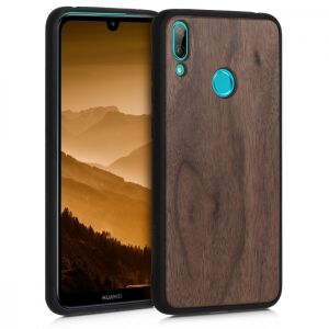 kwmobile Huawei Y7 (2019) / Y7 Prime (2019) wooden and TPU phone case - Phone Case