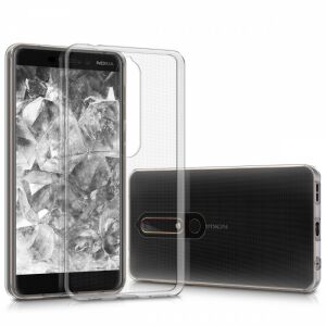 kwmobile Nokia 6.1 (2018) clear silicone case - Phone Case
