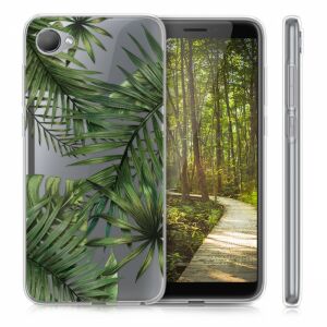 kwmobile HTC Desire 12 Tropical Leaves Silicone Case - Phone Case