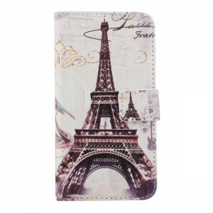Front view of kwmobile HTC Desire 500 Eiffel Tower case - Kwmobile Phone Case