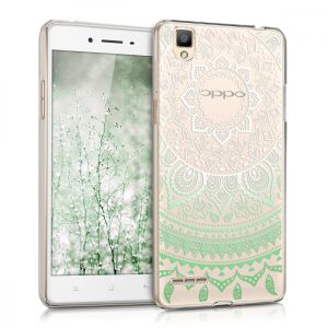 KWmobile OPPO F1 Zielone Mandala Etui na Telefon na Telefonie - Kwmobile Kontakty telefoniczne