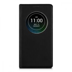 kwmobile LG G3 S black eco leather case with window - Nonbrand Phone Case