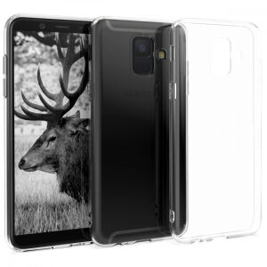 kwmobile przezroczyste etui na telefon Samsung Galaxy A6 (2018) na telefonie - Artykuły techniczne i elektronika