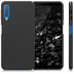 kwmobile Samsung Galaxy A7 (2018) black silicone case - Phone Case