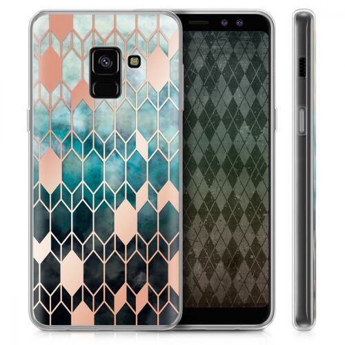 kwmobile Samsung Galaxy A8 (2018) Geometric Phone Case on Phone