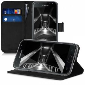 kwmobile Samsung Galaxy J3 (2017) Pénztárca Tok - Öko-bőr