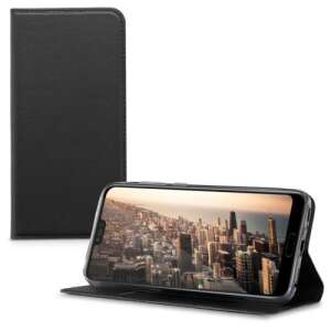 Black leather flip case for Huawei Honor 10 smartphone - Phone Case