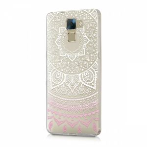 Husă silicon KWmobile Huawei Honor 7 cu design mandala roz - Kwmobile Huse telefon