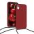 kwmobile iPhone XR Red Silicone Case with Neck Strap Detail