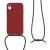 kwmobile iPhone XR Red Silicone Case with Lanyard