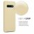 kwmobile Samsung Galaxy S10+ Light Yellow Silicone Case with grip text