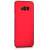 Piros Samsung Galaxy S8 Plus polikarbonát tok, hátulnézet