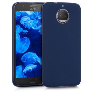 Motorola Moto G5S Plus dark blue silicone case - Phone Case
