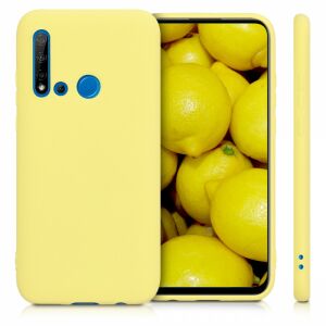 kwmobile Huawei P20 Lite (2019) Yellow TPU Case - Front and Back View - Phone Case