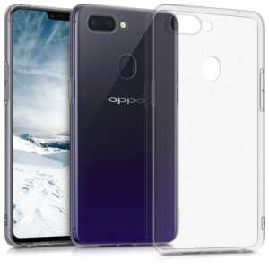 kwmobile Oppo R15 прозрачен силиконов калъф, калъф за телефон, защитен калъф, гръб - Технически статии и електроника