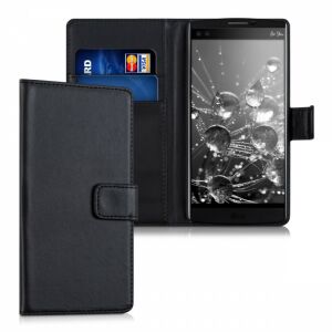 KWmobile LG V10 Черен Еко Кожен Калъф Портфейл с Отделения за Карти - Технически статии и електроника