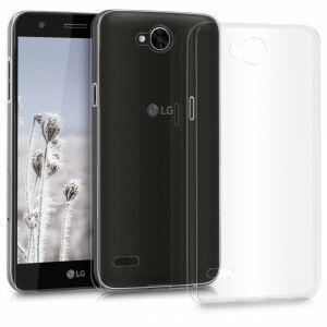 kwmobile LG X Power 2 clear case on phone - Nonbrand Phone Case