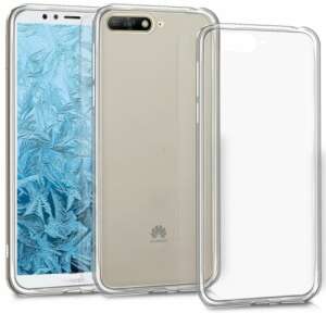 Clear silicone case for Huawei Y6 (2018) phone - Phone Case
