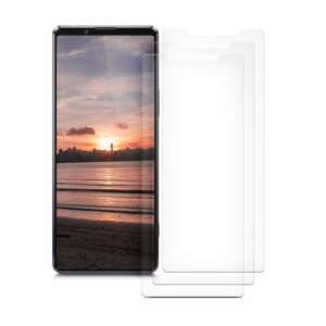 3-Piece Screen Protector Set Sony Xperia 1 II, kwmobile, Front Screen Protector, Transparent, 52469.1